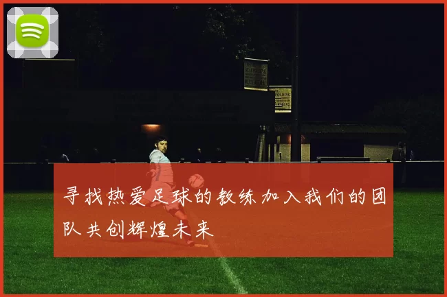 寻找热爱足球的教练加入我们的团队共创辉煌未来